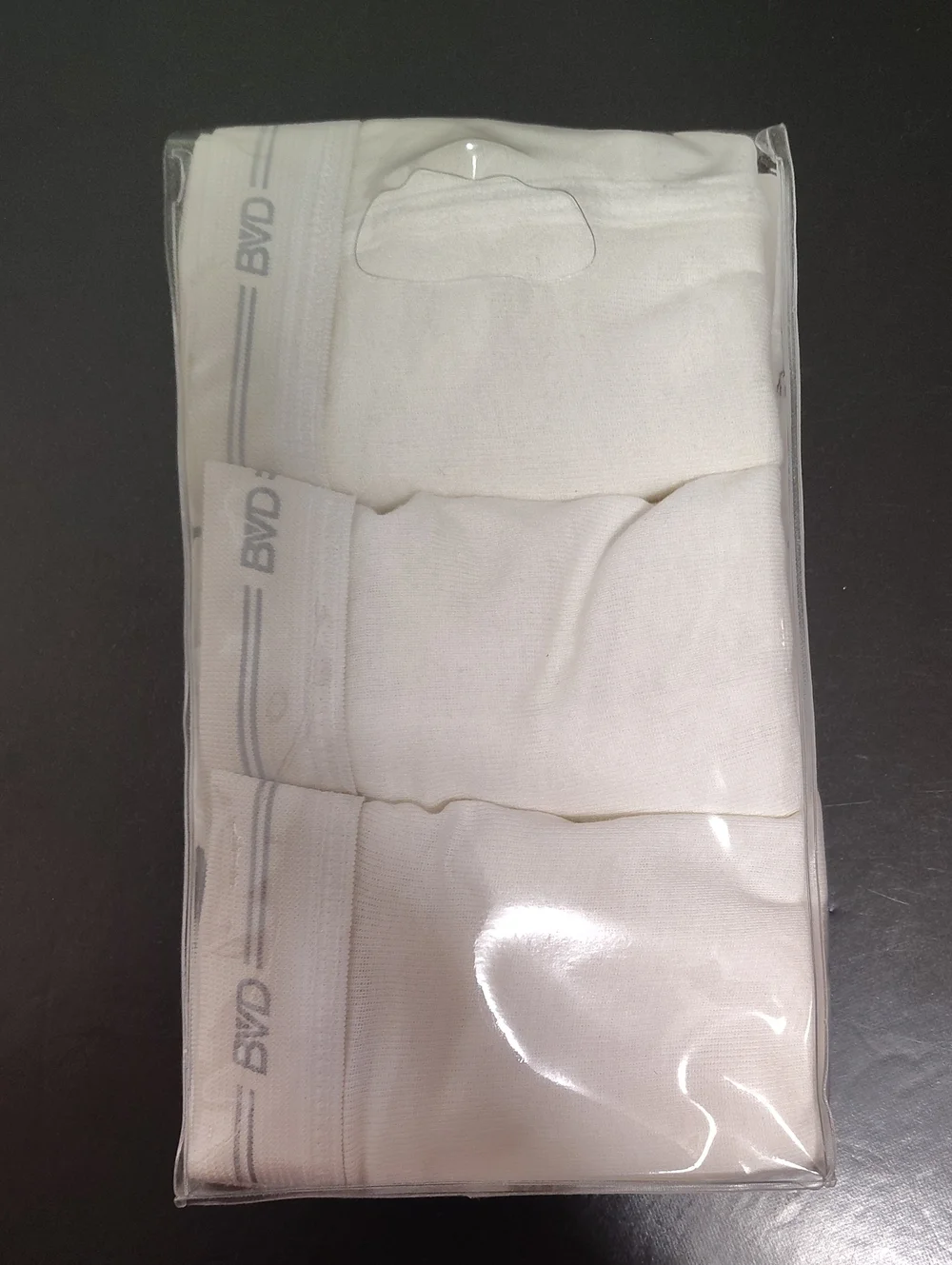 Vintage BVD Men's White Classic Briefs Full Cut - 3 Pack Size L 36-38